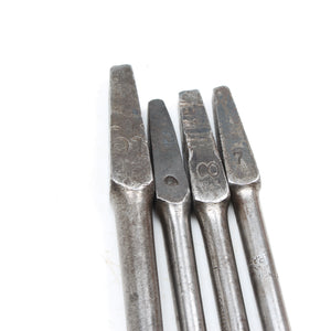 4x Whitehouse Twist Auger Drill Bits Set