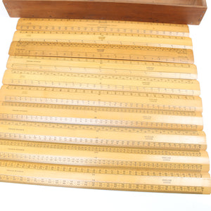 10x Old Harling (London) Wooden Rules (Boxwood)