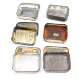6x Old Tobacco Tins