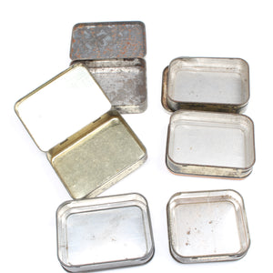 6x Old Tobacco Tins