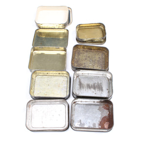 8x Old Tobacco Tins
