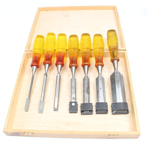 7x Marples Bevel Edge Chisels Set