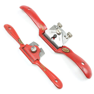2x Old Record Spokeshaves - Flat & Round