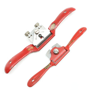 2x Old Record Spokeshaves - Flat & Round