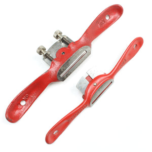 2x Old Record Spokeshaves - Flat & Round