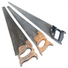 3x Old Hand Saws – 21", 22", 25” - 5tpi, 8tpi, 10tpi (Beech)