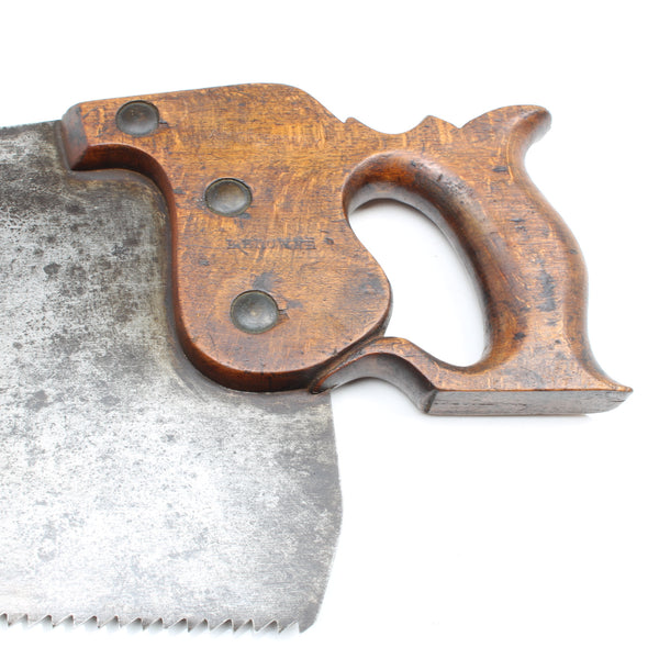 Old Blakeley Rip Saw – 23”- 5tpi - C.1915 (Beech) – OldTools.co.uk