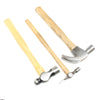 3x Old Hammers - Claw, Cross-Pein, Ball-Pein (Ash, Hickory)
