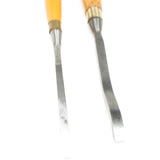 Sorby Swan Neck & Mortice Chisels - 3/8", 1/2" (Ash, Boxwood)