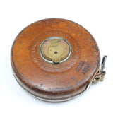 John Rabone Leather Tape Measure - 50ft C.1939 (WWII)