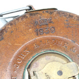 John Rabone Leather Tape Measure - 50ft C.1939 (WWII)