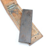 2x Small Boxed Oilstone Sharpening Stones - Medium & Fine (Mahogany)
