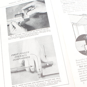 3x Old Woodwork, Metalwork and Tools Books