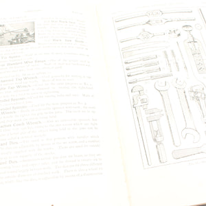 3x Old Woodwork, Metalwork and Tools Books