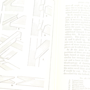 3x Old Woodwork, Woodworker and Carpentry Books