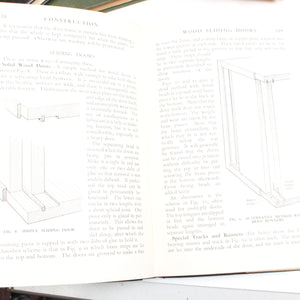 5x Old Woodwork, Woodworker and Carpentry Books
