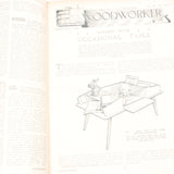 5x Old Woodwork, Woodworker and Carpentry Books