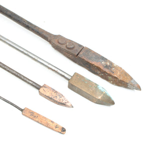 4x Vintage Soldering Irons (Display) - UK ONLY