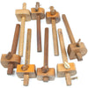 8x Old Wooden Marking Gauges (Beech)