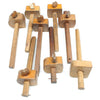 8x Old Wooden Marking Gauges (Beech)