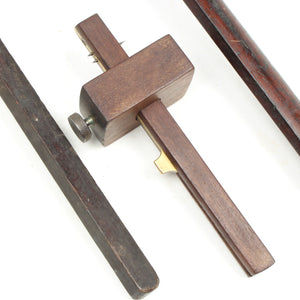 Old Wooden Panel Gauges & Mortice Gauge (Mahogany)