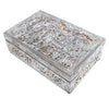 Old Decorative Metal Box - Japanese Scene
