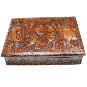 Old Decorative Cigar Box