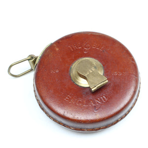 Chesterman Treble Leather Tape Measure No. 1533 - 33ft