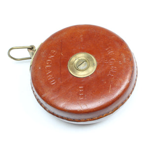 Chesterman Treble Leather Tape Measure No. 1533 - 33ft