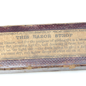 Old Oxford Strop & The Celebrated Water Razor Hone Sharpening Stone