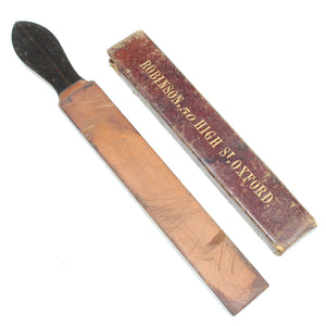 Old Oxford Strop & The Celebrated Water Razor Hone Sharpening Stone