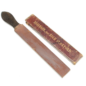 Old Oxford Strop & The Celebrated Water Razor Hone Sharpening Stone