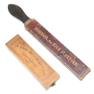 Old Oxford Strop & The Celebrated Water Razor Hone Sharpening Stone