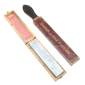Old Oxford Strop & The Celebrated Water Razor Hone Sharpening Stone