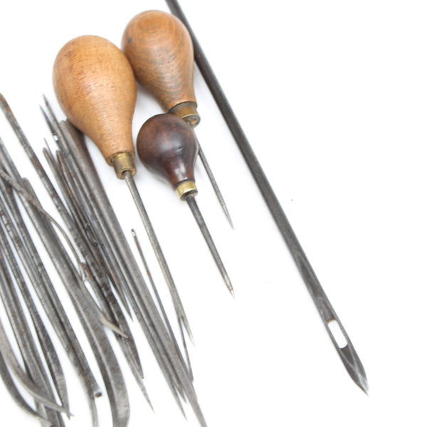 Old Sailors / Sailmakers / Leatherworkers Needles and Awls – OldTools.co.uk