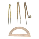 Old Brass Drawing Instruments