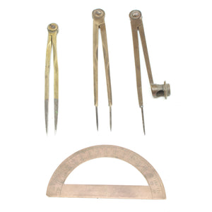 Old Brass Drawing Instruments