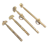 4x Old Brass Glass Cutters