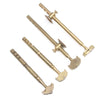 4x Old Brass Glass Cutters