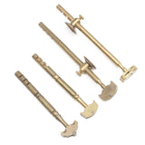 4x Old Brass Glass Cutters
