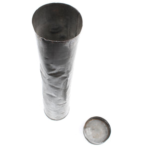 Old Cylindrical Tool / Plans / Map Storage Tin