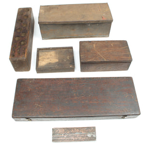 Collection Of Old Tool Storage / Boxes