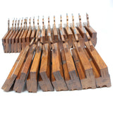 Kimberley 8-Piece Set Beads, Half-Set Hollow & Round Planes (Beech)