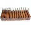 Kimberley 8-Piece Set Beads, Half-Set Hollow & Round Planes (Beech)