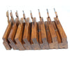 Kimberley 8-Piece Set Beads, Half-Set Hollow & Round Planes (Beech)