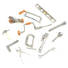Collection Of Miniature Tools - Plane, Hammer, Level...