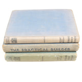 3x Old Building Builder Construction Books
