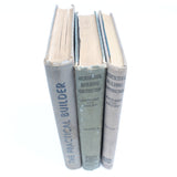 3x Old Building Builder Construction Books