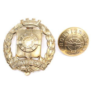 Frontiersmen Cap Badge & Button