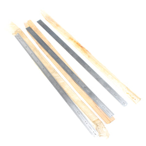 3x Old Chesterman Steel Rules - No's 312D/2, 332D/3, 441/2 - 12"